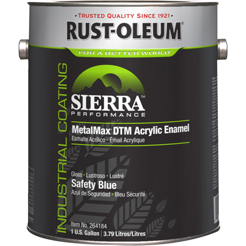 Sierra Performance MetalMax&reg; Plus DTM Acrylic Enamel, Gallon, Blue R.M.G. Prévention
