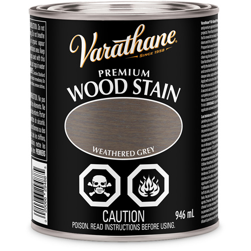 Varathane&reg; Premium Wood Stain, 946 ml, Weathered Grey R.M.G. Prévention