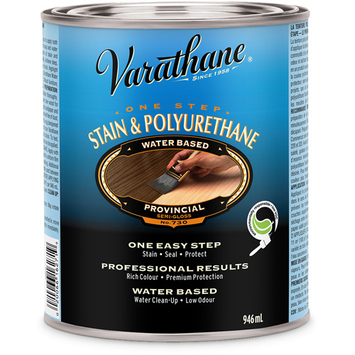 Varathane&reg; One Step Stain & Polyurethane, 946 ml, Provincial R.M.G. Prévention