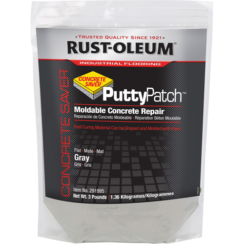 Concrete Saver Putty Patch Patching Material, Bag, Grey R.M.G. Prévention