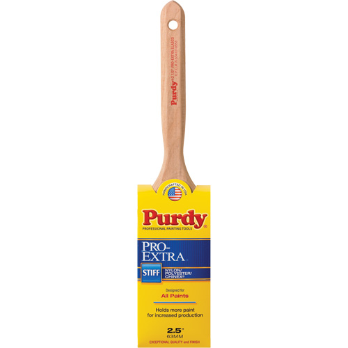 Pro-Extra Elasco Paint Brush, Blended Material, Wood Handle, 2-1/2" Width R.M.G. Prévention