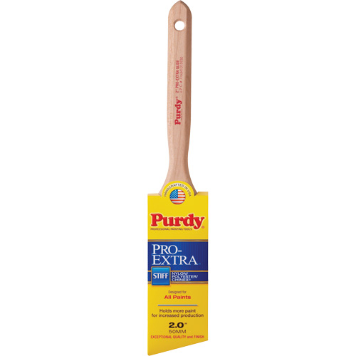 Pro-Extra Glide Paint Brush, Blended Material, Wood Handle, 2" Width R.M.G. Prévention
