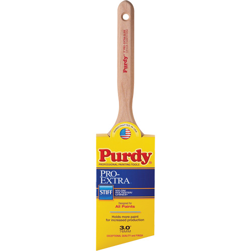 Pro-Extra Glide Paint Brush, Blended Material, Wood Handle, 3" Width R.M.G. Prévention