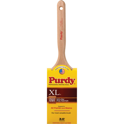XL Bow Paint Brush, Poly/Nylon, Wood Handle, 3" Width R.M.G. Prévention