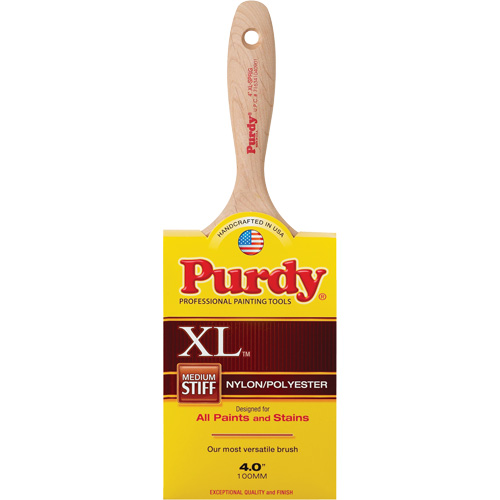Pinceau XL Sprig, Poly/nylon, Manche Bois, Largeur de 4" R.M.G. Prévention