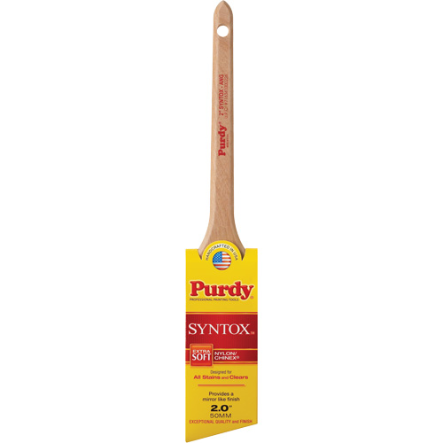 Syntox Angular Brush, Synthetic, Wood Handle, 2" Width R.M.G. Prévention