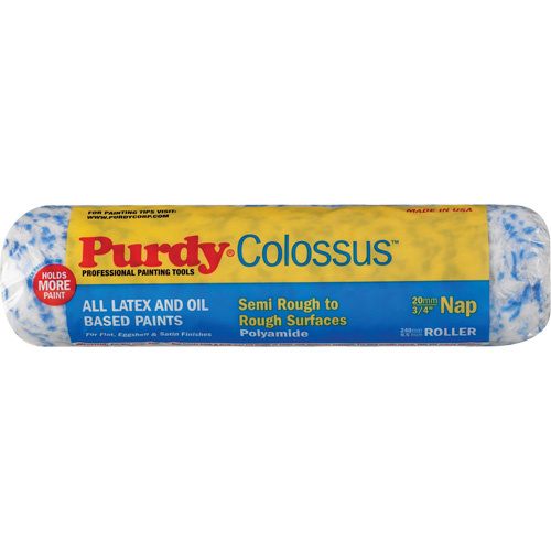 Colossus Roller Cover, 19 mm (3/4") Nap, 240 mm (9-1/2") L R.M.G. Prévention