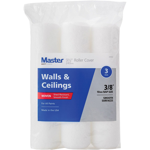 Master Woven Roller Cover, 10 mm (3/8") Nap, 240 mm (9-1/2") L R.M.G. Prévention