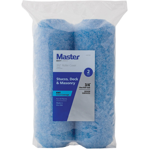 Master Textured Walls Roller Cover, 19 mm (3/4") Nap, 240 mm (9-1/2") L R.M.G. Prévention