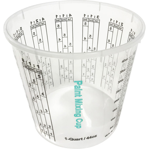Plastic Paint Mixing Cup, 1.25 Litres R.M.G. Prévention
