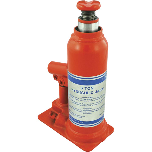 JHJ-5 Crics &agrave; bouteille pour usage tr&egrave;s intensif, 5 tonne(s), 15-3/8" Hauteur &eacute;lev&eacute;e R.M.G. Prévention