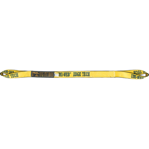 Polyester Sling, Double Ply, Twisted Eye, Type 4, 2" W x 12' L, 6200 lbs. Vertical Cap. R.M.G. Prévention