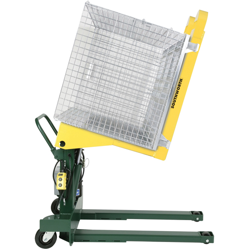 Basculeurs hydrauliques portable E-Z Reach, Bascule 85°, Capacit&eacute;e 4000 lb, 40" lo x 25-1/2" la R.M.G. Prévention