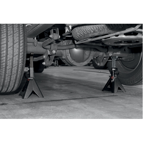 Jack Stands, Locking Pin, 3 tons Capacity, 11-4/5" - 17-9/10" H R.M.G. Prévention