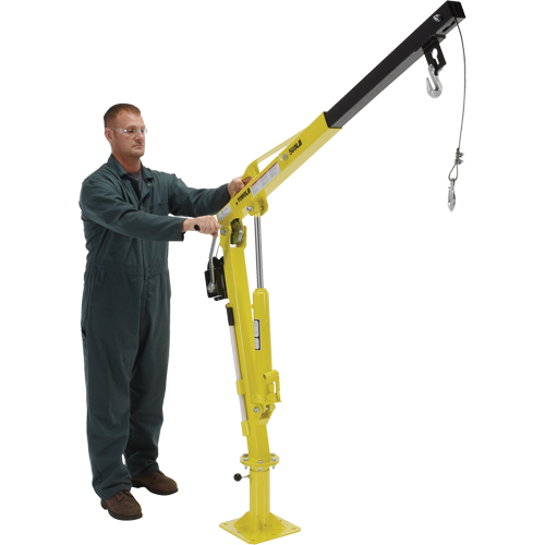 Winch Operated Truck Jib Crane, 500 lbs. (0.25 tons) Capacity, 102' Max. Clearance R.M.G. Prévention