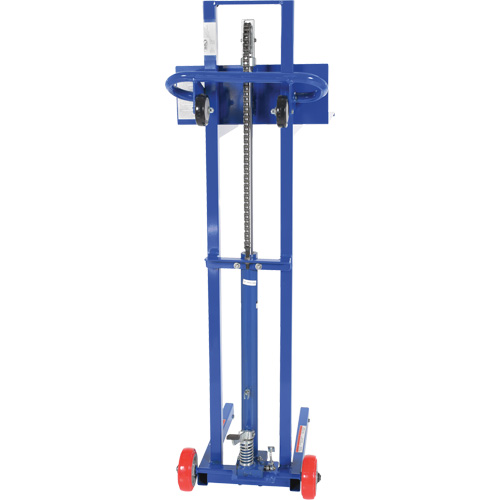 Gerbeur hydraulique &agrave; plateforme, M&eacute;canisme Pompe au pied, Capacit&eacute; de 400 lb, Levage max de 51-1/8" R.M.G. Prévention