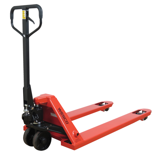 Pallet Truck, Steel, 48" L x 27" W, 5500 lbs. Capacity R.M.G. Prévention
