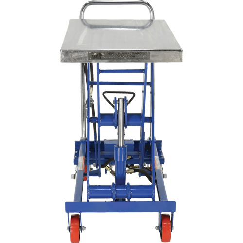 Pneumatic Hydraulic Scissor Lift Table, Steel, 32-1/2" L x 19-3/4" W, 1000 lbs. Cap. R.M.G. Prévention
