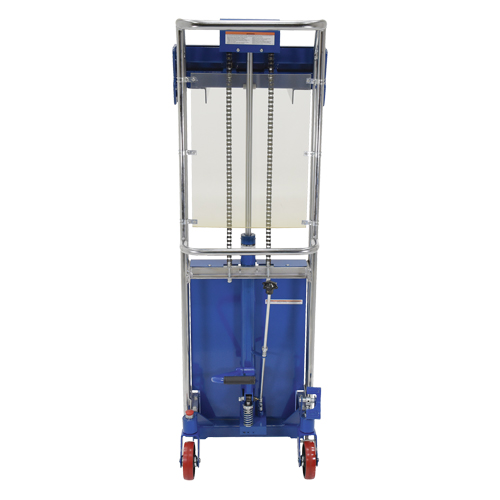 Hefti-Lift Load Stacker, Foot Pump Operated, 880 lbs. Capacity, 59" Max Lift R.M.G. Prévention