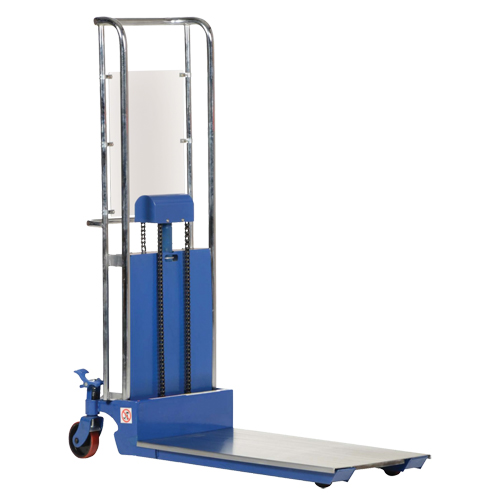 Hefti-Lift Load Stacker, Foot Pump Operated, 300 lbs. Capacity, 59" Max Lift R.M.G. Prévention