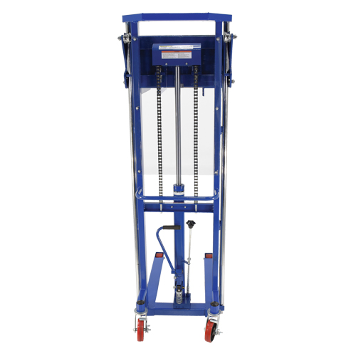 Hefti-Lift Load Stacker, Foot Pump Operated, 1500 lbs. Capacity, 63" Max Lift R.M.G. Prévention