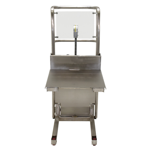 Gerbeur Hefti-Lift, M&eacute;canisme Pompe au pied, Capacit&eacute; de 450 lb, Levage max de 45-5/8" R.M.G. Prévention