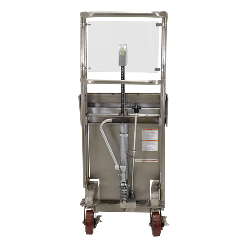 Gerbeur Hefti-Lift, M&eacute;canisme Pompe au pied, Capacit&eacute; de 450 lb, Levage max de 45-5/8" R.M.G. Prévention