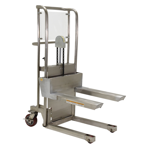 Gerbeur Hefti-Lift, M&eacute;canisme Pompe au pied, Capacit&eacute; de 450 lb, Levage max de 45-5/8" R.M.G. Prévention