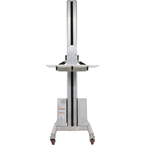 Quick Lift Stacker, Electric Operated, 175 lbs. Capacity, 57" Max Lift R.M.G. Prévention