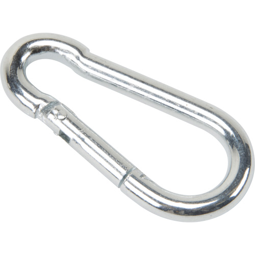 Zinc Plated Snap Hook, 220 lbs (0.11 tons) Working Load Limit, 3/16" Size, 5/16" Eye R.M.G. Prévention