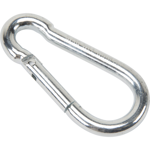Zinc Plated Snap Hook, 500 lbs (0.25 tons) Working Load Limit, 5/16" Size, 1/2" Eye R.M.G. Prévention