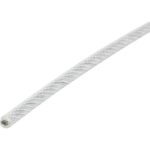 Wire Rope, 1000' (304.8 m) x 1/16", 480 lbs. (0.24 tons), Galvanized R.M.G. Prévention