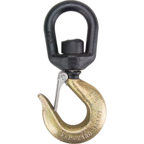 Crochet pivotant avec c&acirc;ble m&eacute;tallique Black Eye R.M.G. Prévention