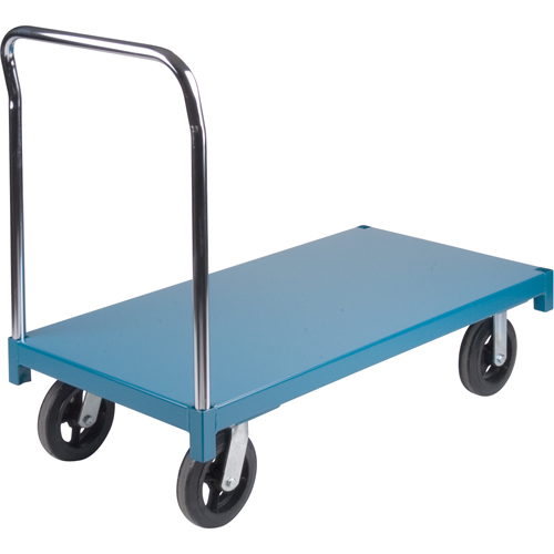 Heavy-Duty Platform Truck, 48" L x 24" W, 2000 lbs. Capacity, Rubber Casters R.M.G. Prévention