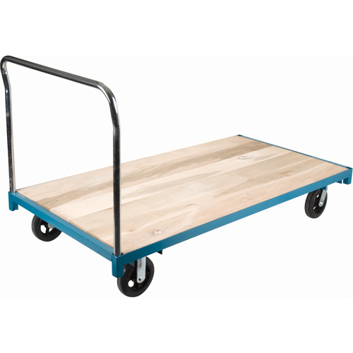 Heavy-Duty Platform Truck, 96" L x 48" W, 2000 lbs. Capacity, Rubber Casters R.M.G. Prévention