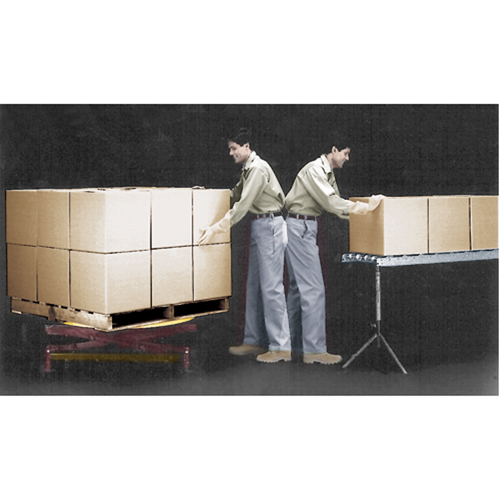 Spring-Operated Pallet Lifters - Pallet Pal&reg;, 43-5/8" L x 43-5/8" W, 4500 lbs. Cap. R.M.G. Prévention