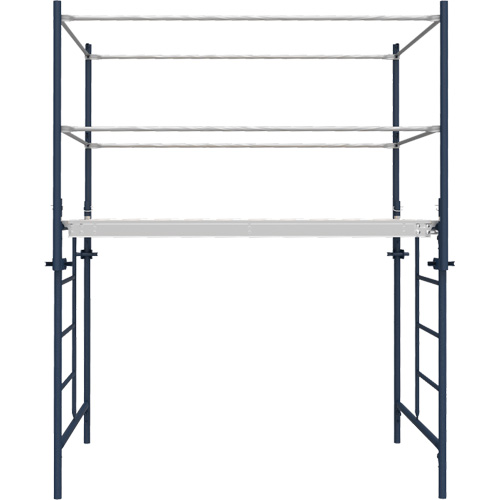 Accessoires pour &eacute;chafaudage - Poteau de garde-corps a/support, Poteau de garde-corps, 6" la x 56" h R.M.G. Prévention