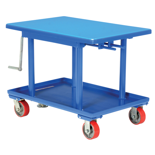 Hydraulic Lift Table, 24" L x 36" W, Steel, 2000 lbs. Capacity R.M.G. Prévention