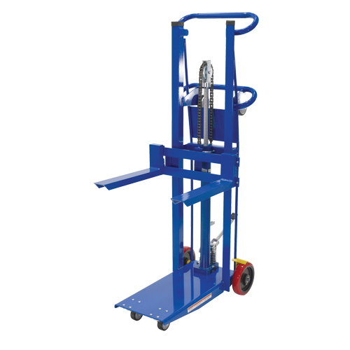 Platform Lift Stacker, Foot Pump Operated, 750 lbs. Capacity, 52" Max Lift R.M.G. Prévention