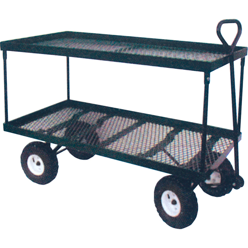 Double Deck Wagon, 24" W x 48" L, 600 lbs. Capacity R.M.G. Prévention