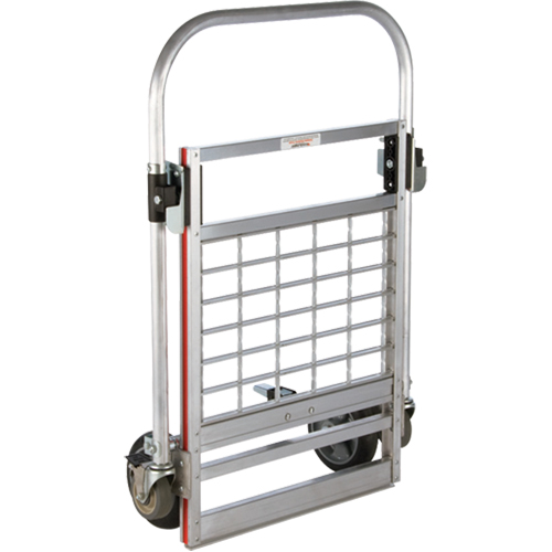 Chariot &agrave; plateforme repliable &agrave; quatre roues, Aluminium, 750 lb, 31" lo x 23-1/4" la, Hauteur 39" R.M.G. Prévention