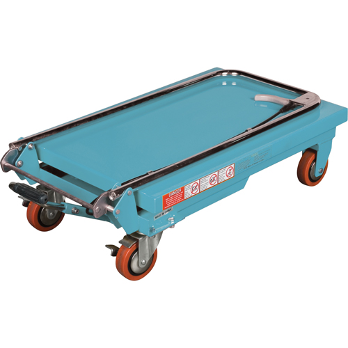 Heavy-Duty Hydraulic Scissor Lift Table, 27-1/2" L x 17-3/4" W, Steel, 330 lbs. Capacity R.M.G. Prévention