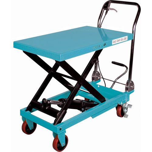 Heavy-Duty Hydraulic Scissor Lift Table, 32" L x 19-3/4" W, Steel, 1100 lbs. Capacity R.M.G. Prévention