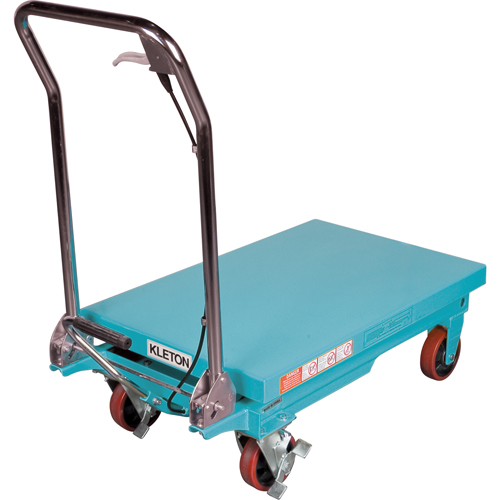 Heavy-Duty Hydraulic Scissor Lift Table, 32" L x 19-3/4" W, Steel, 660 lbs. Capacity R.M.G. Prévention