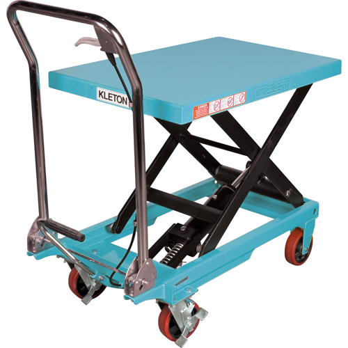 Heavy-Duty Hydraulic Scissor Lift Table, 32" L x 19-3/4" W, Steel, 660 lbs. Capacity R.M.G. Prévention