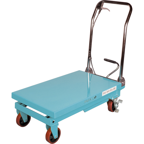 Heavy-Duty Hydraulic Scissor Lift Table, 32" L x 19-3/4" W, Steel, 660 lbs. Capacity R.M.G. Prévention