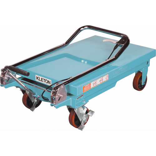 Heavy-Duty Hydraulic Scissor Lift Table, 32" L x 19-3/4" W, Steel, 660 lbs. Capacity R.M.G. Prévention