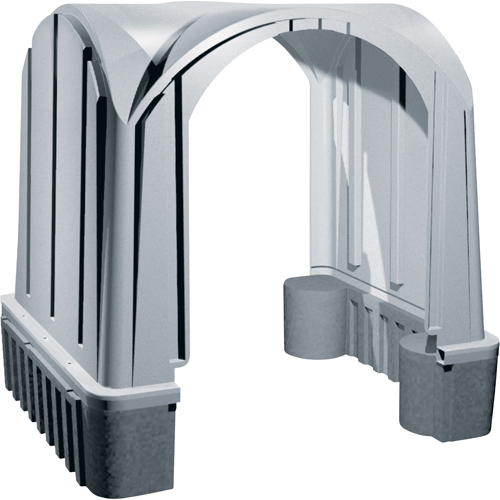 Outdoor Poly Shelters, 2 Walls, 7' L x 6' W x 7' H R.M.G. Prévention