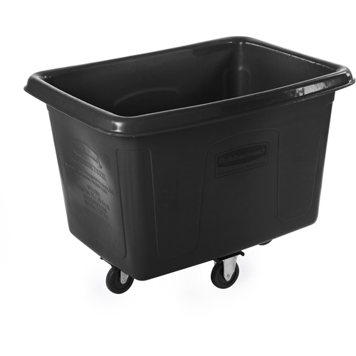 Bulk Cube Truck, Polyethylene, 44-1/16" L x 31" W x 32-1/2" H, 14 cu.ft. Volume, 500 lbs. Capacity R.M.G. Prévention