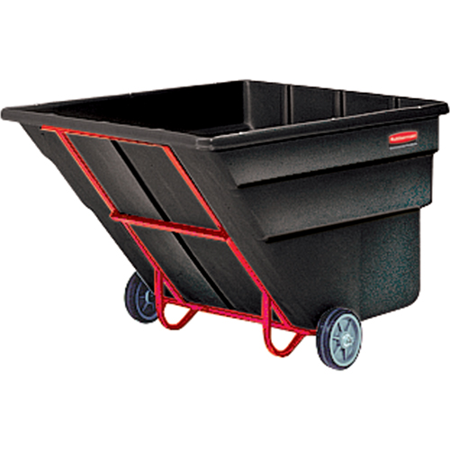 Tilt Truck, Polyethylene, 2 cu. yd., 2300 lbs. Load Capacity R.M.G. Prévention